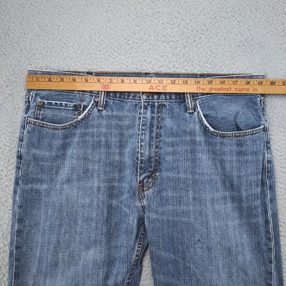 Levi's Jeans Mens 38x30 Blue Denim 559 Medium Wash Red Tab Straight Leg Mid Rise